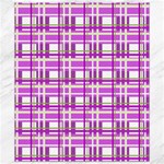 Purple plaid pattern Canvas 8  x 10 