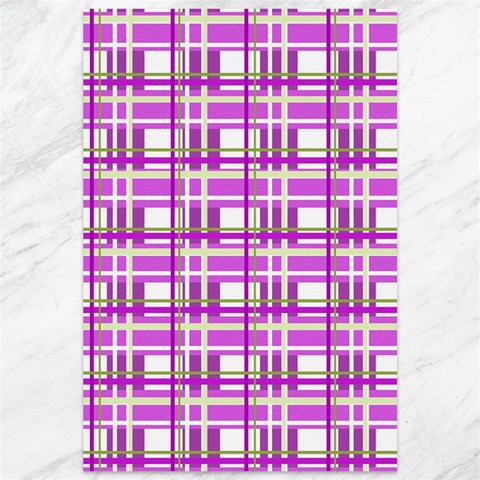Purple plaid pattern Canvas 12  x 18   from ArtsNow.com 11.88 x17.36  Canvas - 1