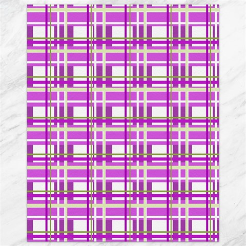 Purple plaid pattern Canvas 16  x 20   from ArtsNow.com 15.75 x19.29  Canvas - 1