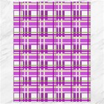 Purple plaid pattern Canvas 18  x 24  