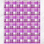 Purple plaid pattern Canvas 20  x 24  