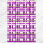 Purple plaid pattern Canvas 24  x 36 