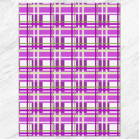 Purple plaid pattern Canvas 36  x 48   from ArtsNow.com 35.26 x46.15  Canvas - 1