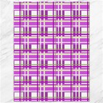 Purple plaid pattern Canvas 36  x 48  