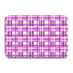 Purple plaid pattern Plate Mats