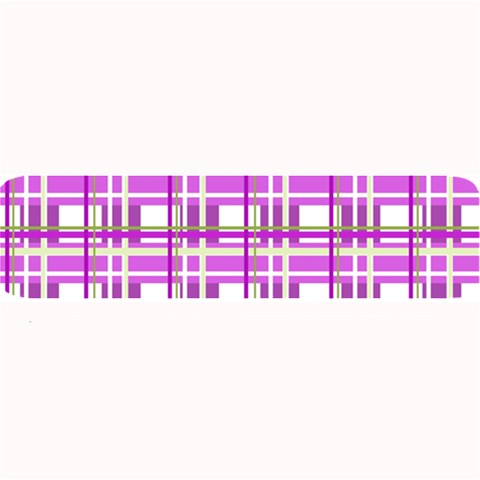 Purple plaid pattern Large Bar Mats from ArtsNow.com 32 x8.5  Bar Mat
