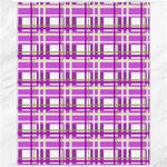 Purple plaid pattern Canvas 11  x 14  