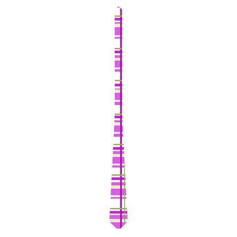 Purple plaid pattern Neckties (Two Side)  from ArtsNow.com Front