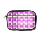 Purple plaid pattern Coin Purse