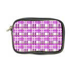 Purple plaid pattern Coin Purse