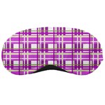 Purple plaid pattern Sleeping Masks