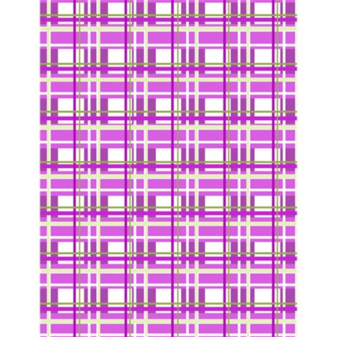 Purple plaid pattern Large Memo Pads from ArtsNow.com 4.125 x5.5  Memopad