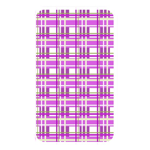 Purple plaid pattern Memory Card Reader from ArtsNow.com Front