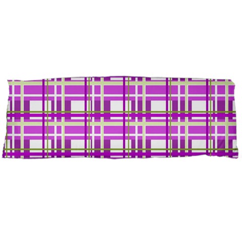 Purple plaid pattern Body Pillow Case (Dakimakura) from ArtsNow.com Body Pillow Case