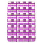 Purple plaid pattern Flap Covers (L) 