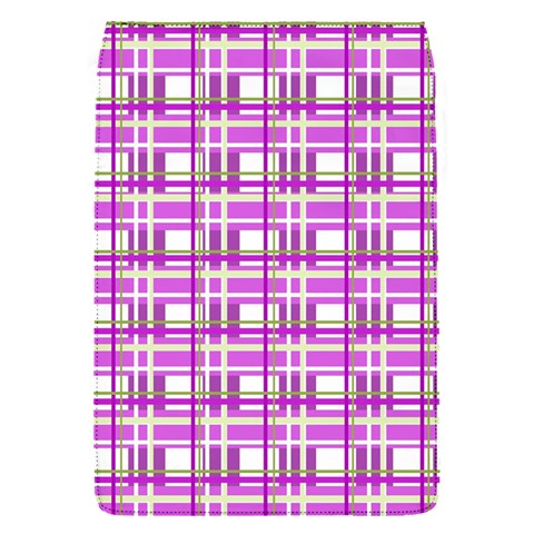 Purple plaid pattern Flap Covers (S)  from ArtsNow.com Front