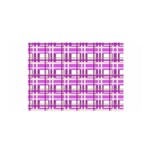 Purple plaid pattern Satin Wrap