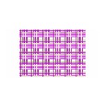 Purple plaid pattern Satin Wrap