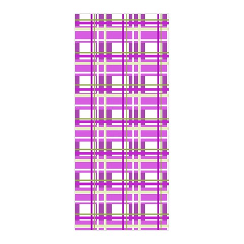 Purple plaid pattern Pleated Skirt from ArtsNow.com Front Pleats