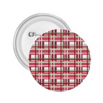 Red plaid pattern 2.25  Buttons