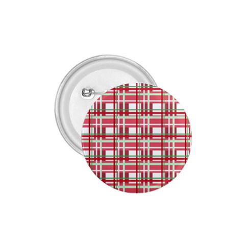 Red plaid pattern 1.75  Buttons from ArtsNow.com Front