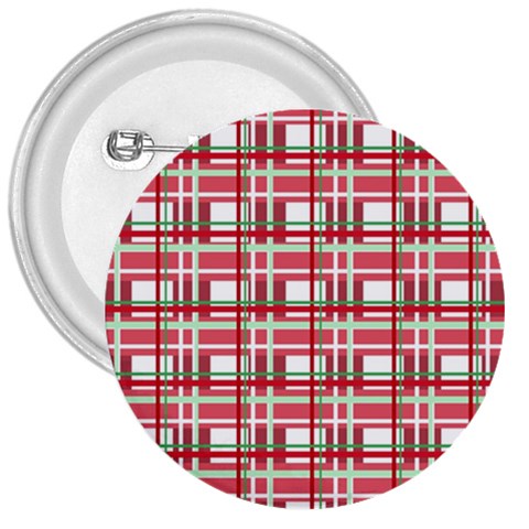 Red plaid pattern 3  Buttons from ArtsNow.com Front