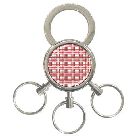 Red plaid pattern 3 Front