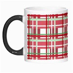 Red plaid pattern Morph Mugs