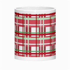 Red plaid pattern Morph Mugs from ArtsNow.com Center