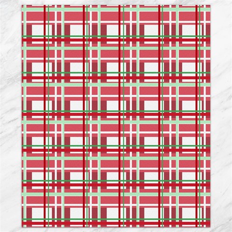 Red plaid pattern Canvas 8  x 10  from ArtsNow.com 8.15 x9.66  Canvas - 1