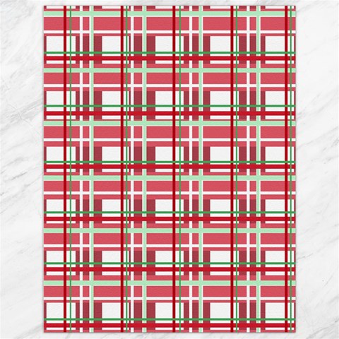 Red plaid pattern Canvas 12  x 16   from ArtsNow.com 11.86 x15.41  Canvas - 1