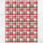 Red plaid pattern Canvas 12  x 16  