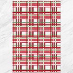 Red plaid pattern Canvas 12  x 18  