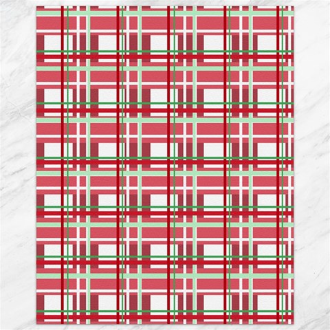 Red plaid pattern Canvas 16  x 20   from ArtsNow.com 15.75 x19.29  Canvas - 1