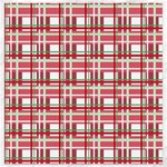 Red plaid pattern Canvas 20  x 20  