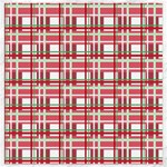 Red plaid pattern Canvas 20  x 20  