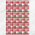 Red plaid pattern Canvas 20  x 30  