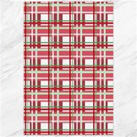 Red plaid pattern Canvas 24  x 36 