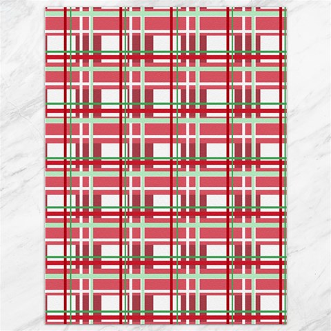 Red plaid pattern Canvas 36  x 48   from ArtsNow.com 35.26 x46.15  Canvas - 1