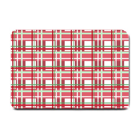 Red plaid pattern Small Doormat  from ArtsNow.com 24 x16  Door Mat