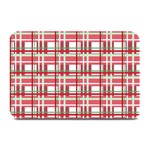 Red plaid pattern Plate Mats