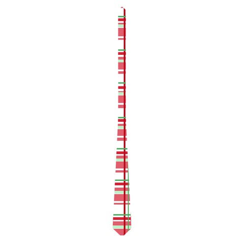 Red plaid pattern Neckties (One Side)  from ArtsNow.com Front