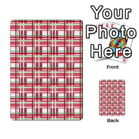 Red plaid pattern Multi Front 20