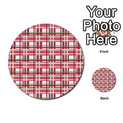 Red plaid pattern Multi Front 1