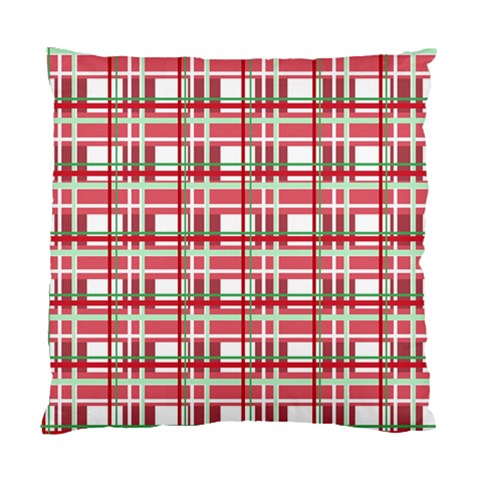 Red plaid pattern Standard Cushion Case (One Side) from ArtsNow.com Front