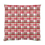 Red plaid pattern Standard Cushion Case (One Side)