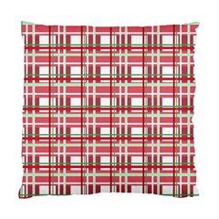 Red plaid pattern Standard Cushion Case (Two Sides) from ArtsNow.com Front