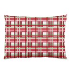 Red plaid pattern Pillow Case