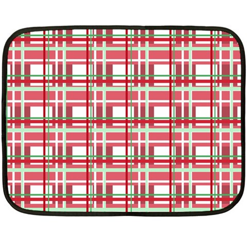 Red plaid pattern Fleece Blanket (Mini) from ArtsNow.com 35 x27  Blanket