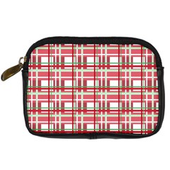 Red plaid pattern Digital Camera Cases from ArtsNow.com Front